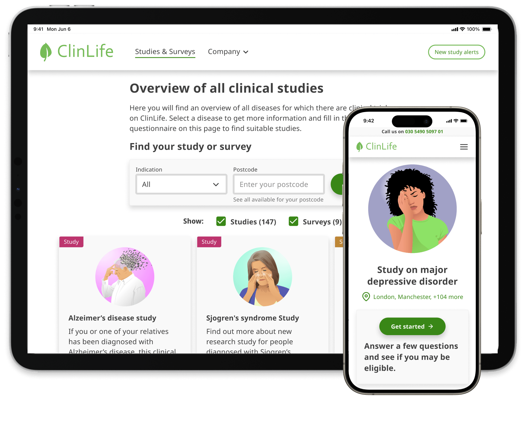 ClinLife-verkkosivusto - alt-teksti